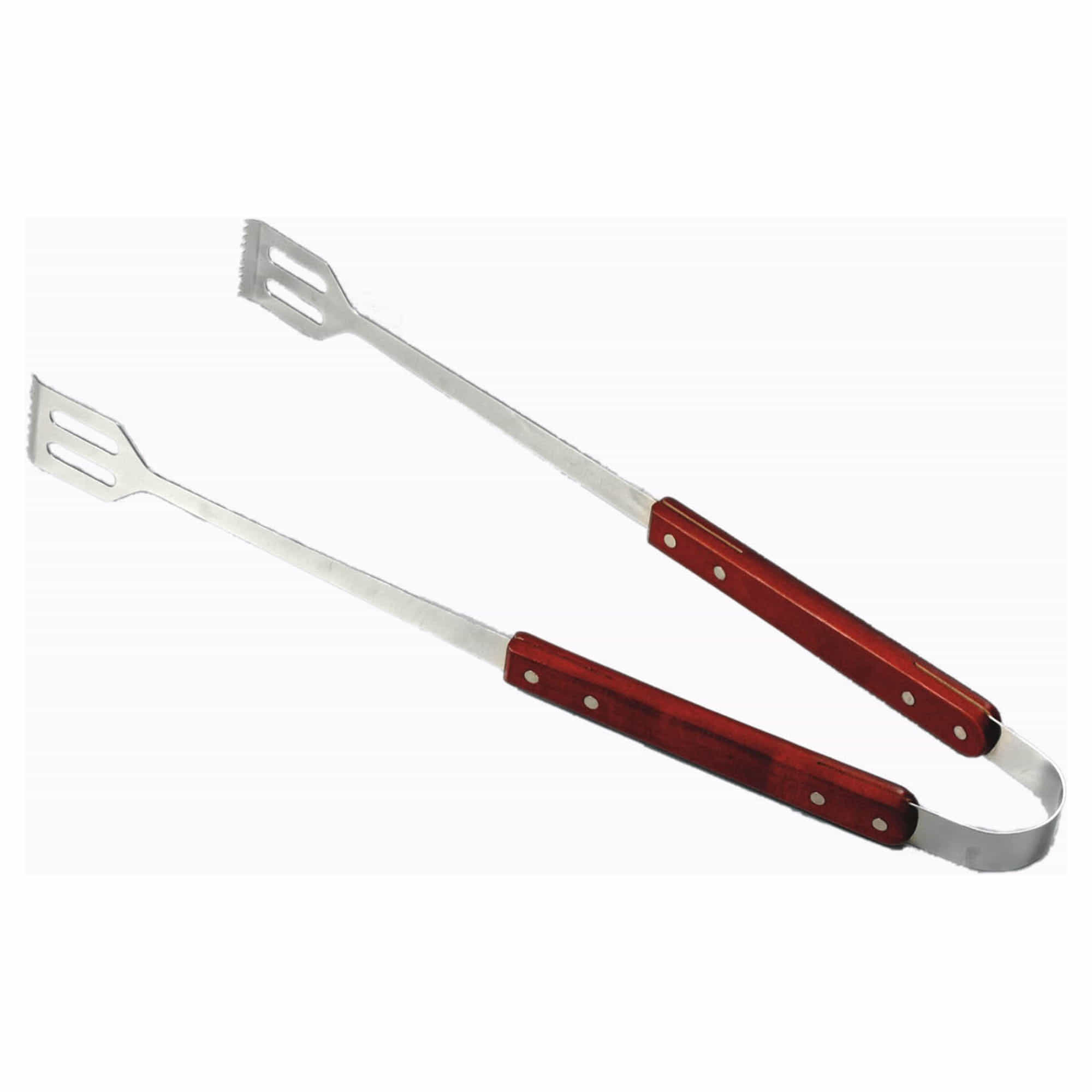 Wooden Handled BBQ Tongs